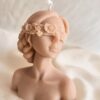 Lady in Bloom Bust Candle
