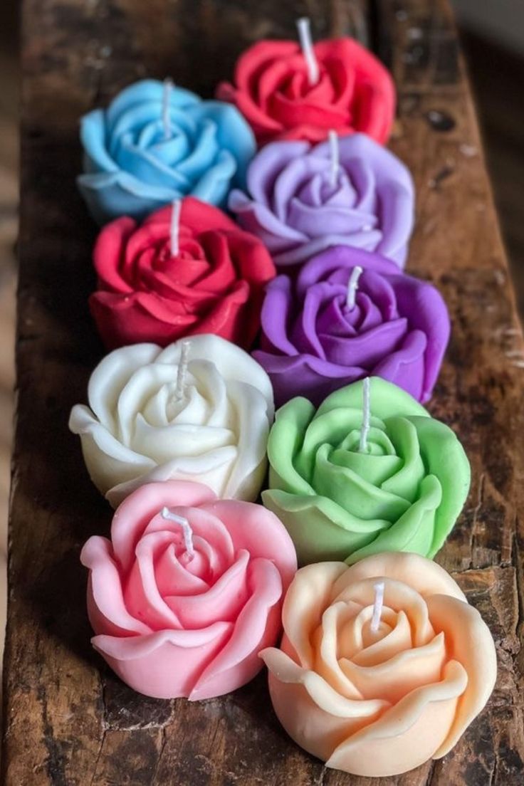 Rose Candles Set
