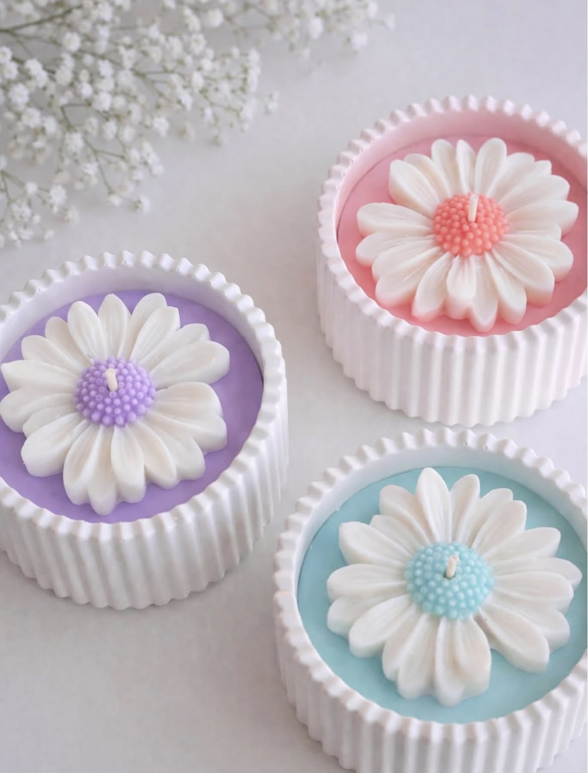 Daisy Candles